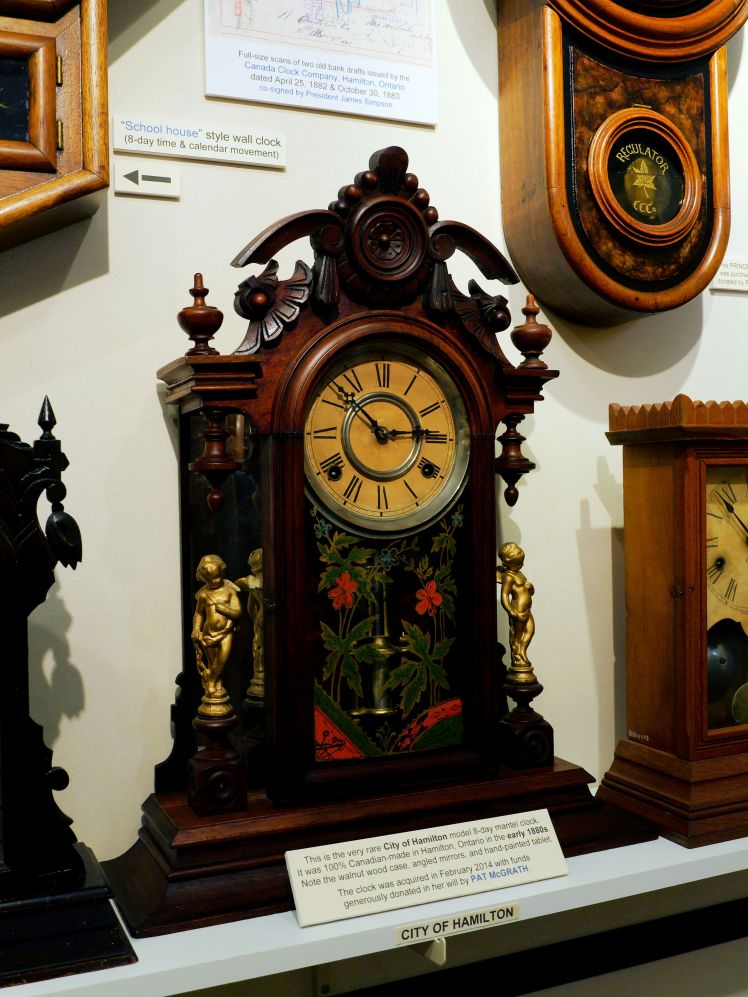 Canada Clock Company, City of Hamilton parlour clock