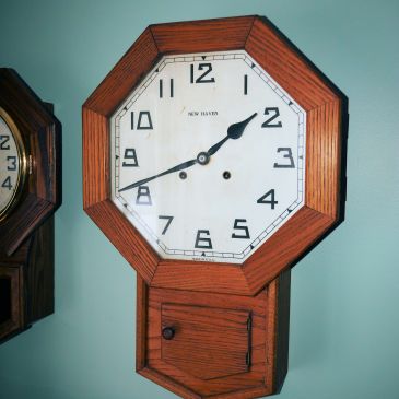 New Haven schoolhouse clock
