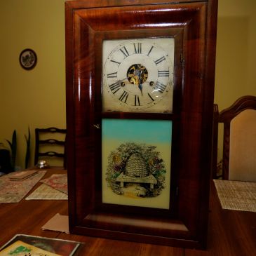 George H Clark 30-hour ogee clock