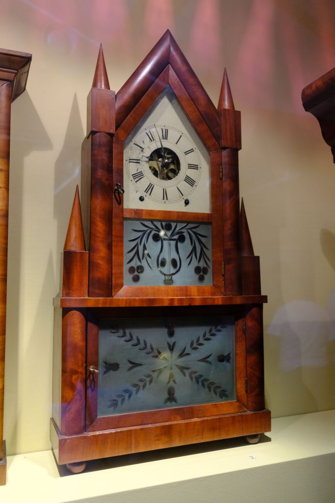 Unknown double steeple clock
